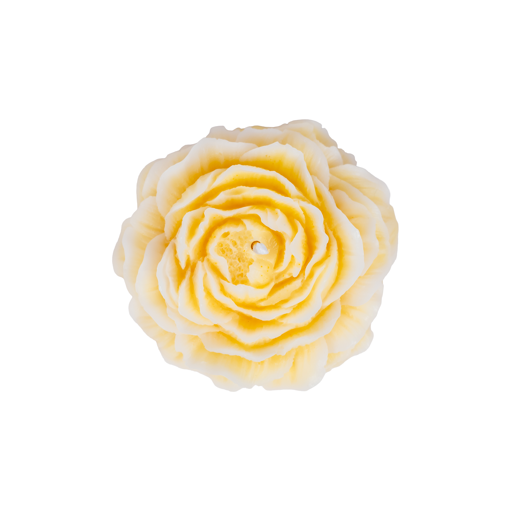 EMBER™ Painter’s Peony Candle | Yellow Orange-Blossom Scented Floral Decorative Candle