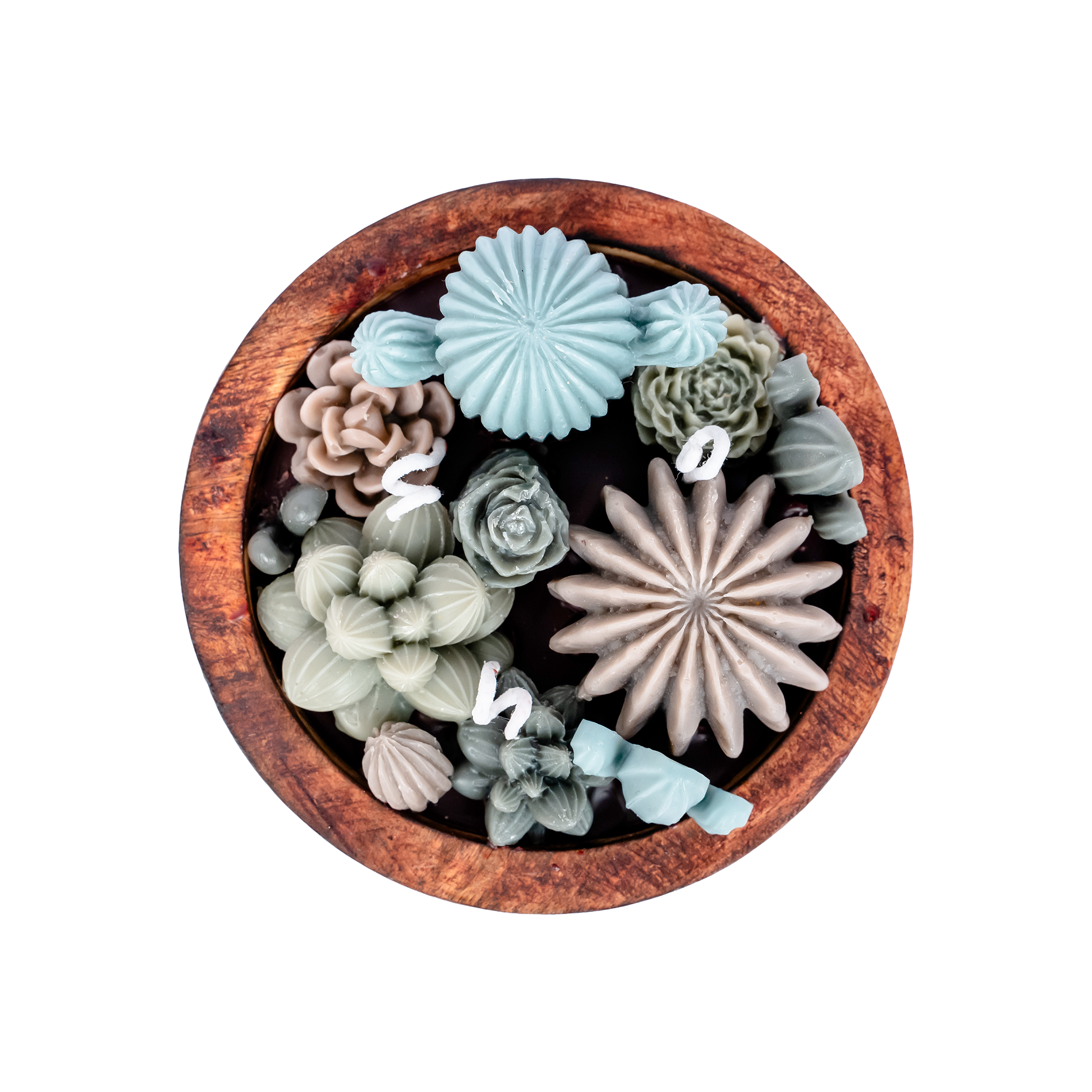 Wick’d Garden Bowl Mint Scented Candle | EMBER™ Wick'd Garden