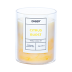 Citrus Burst Marble Soy Wax Candle | EMBER™ Marble Mystique
