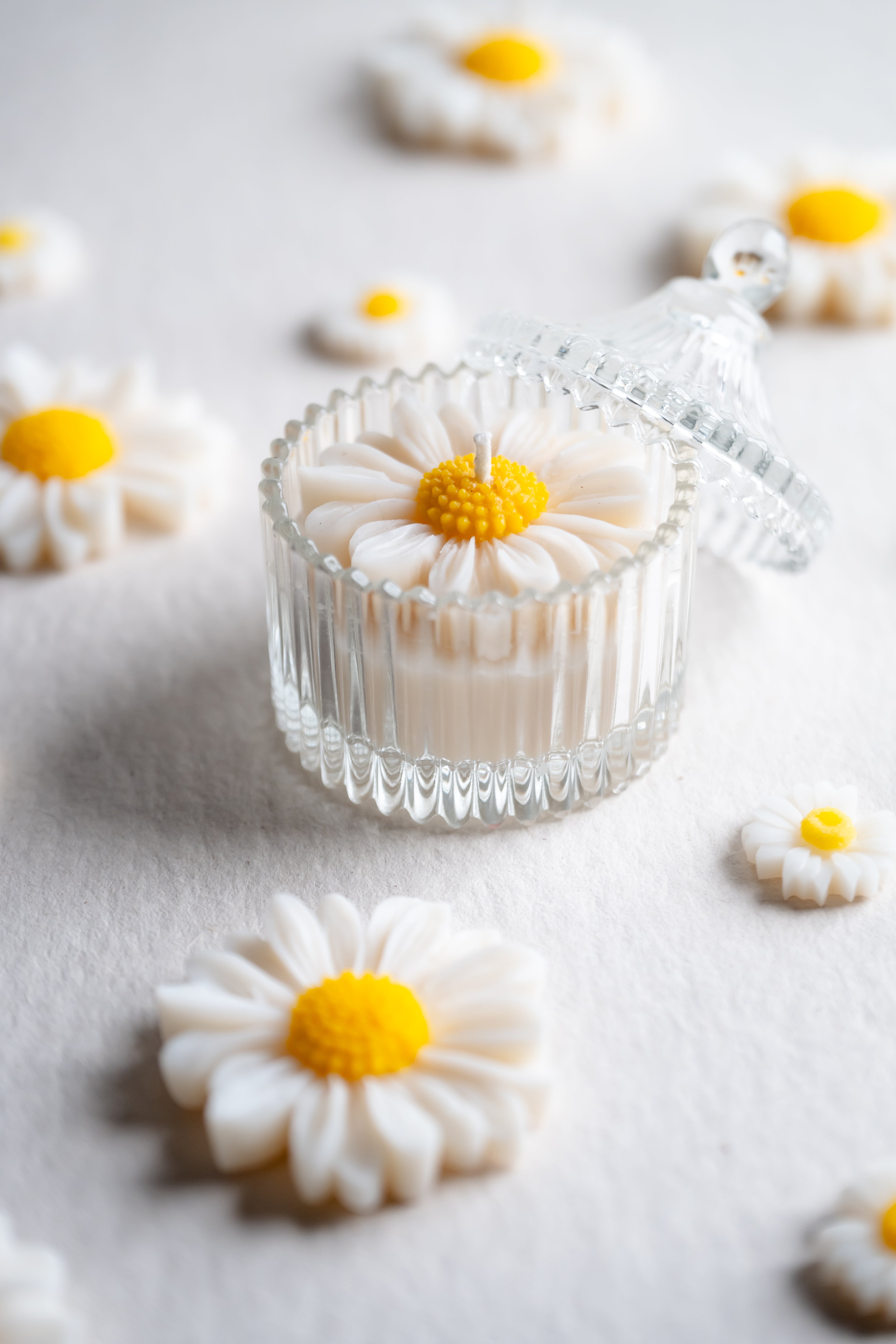 Sunny Daisy Warm Vanilla Scented Candle | EMBER™ Sunny Daisy Collection