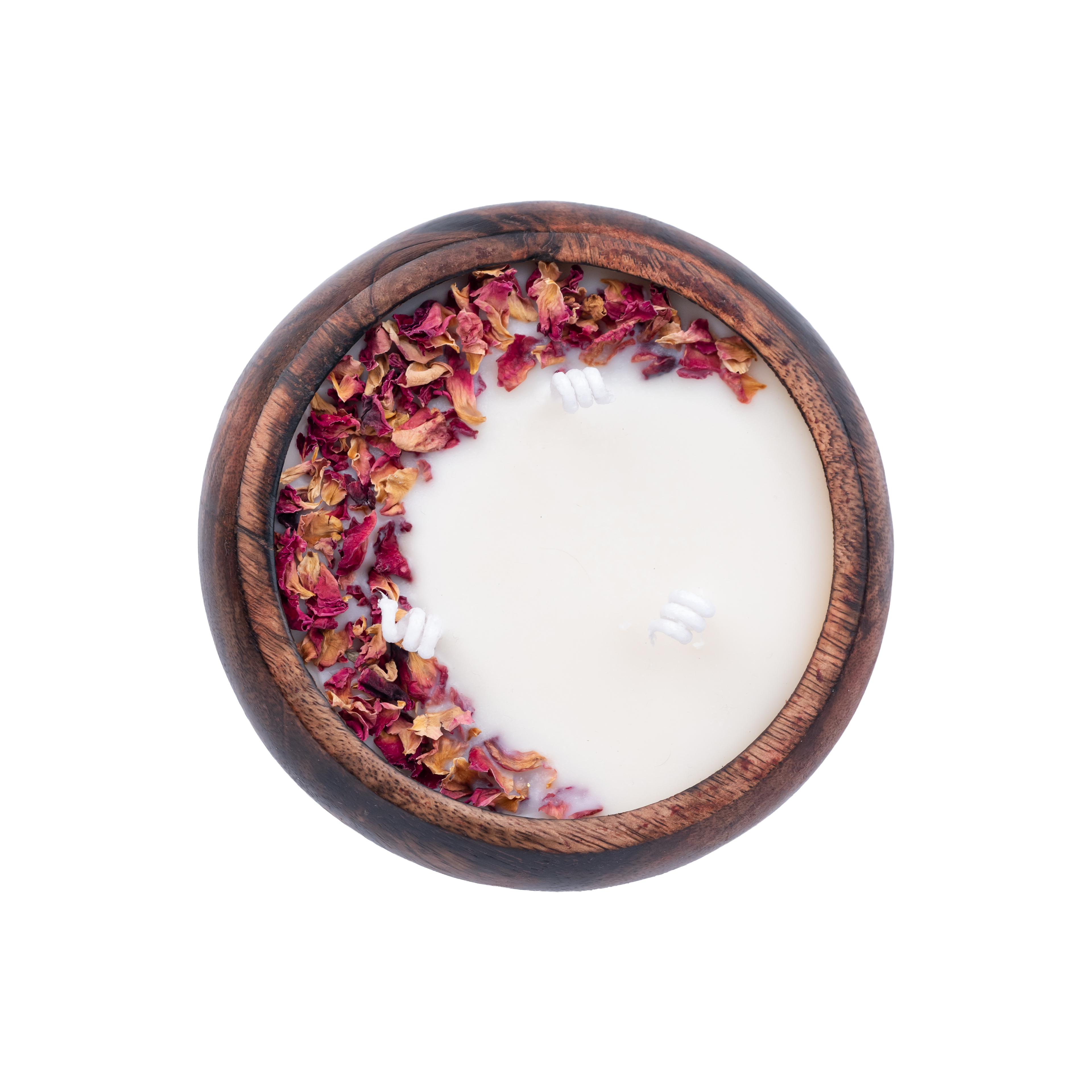 Petalwood Rose Soy Wax Scented Candle | Sandalwood & Rose Scent | EMBER™ Petalwood Collection