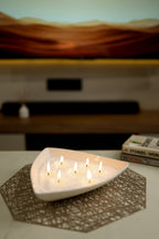 EMBER™ Pearl/Sand Wax | DIY Candle-Making Wax (Comes with a glass container)