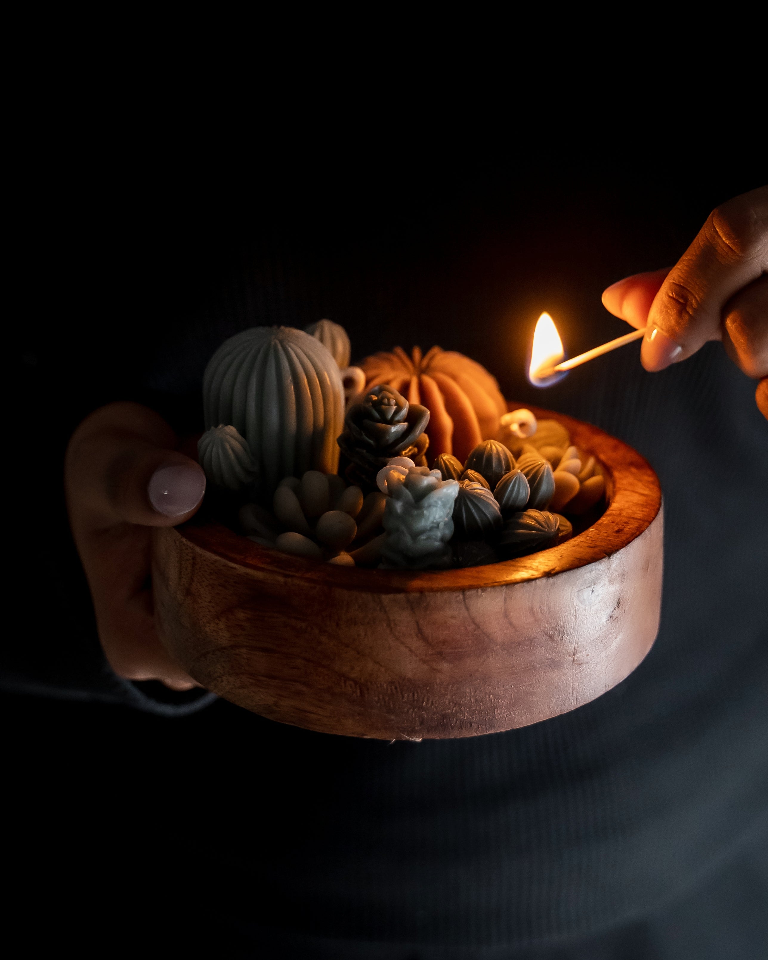 Wick’d Garden Bowl Mint Scented Candle | EMBER™ Wick'd Garden