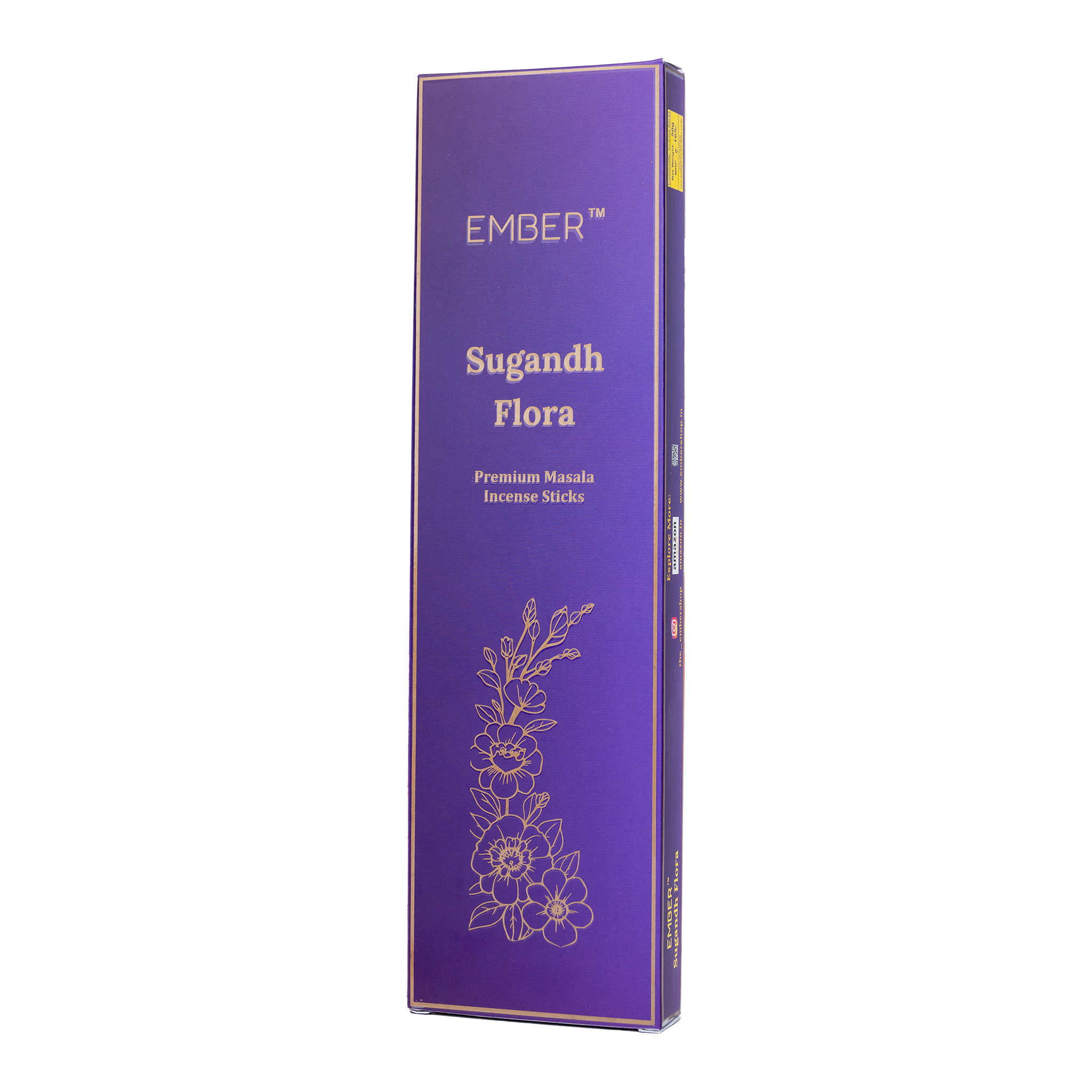 Sugandh Flora Premium Masala Agarbatti (50g)| EMBER™ Masala Incense Sticks