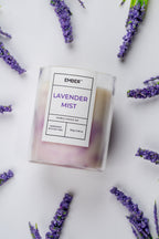 Lavender Mist Marble Soy Wax Candle | EMBER™ Marble Mystique