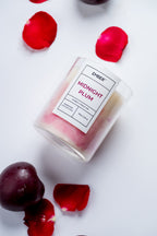 Midnight Plum Marble Soy Wax Candle | EMBER™ Marble Mystique