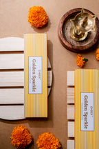 Golden Sparkle Premium Scented Agarbatti (50g) | EMBER™ Scented Incense Sticks